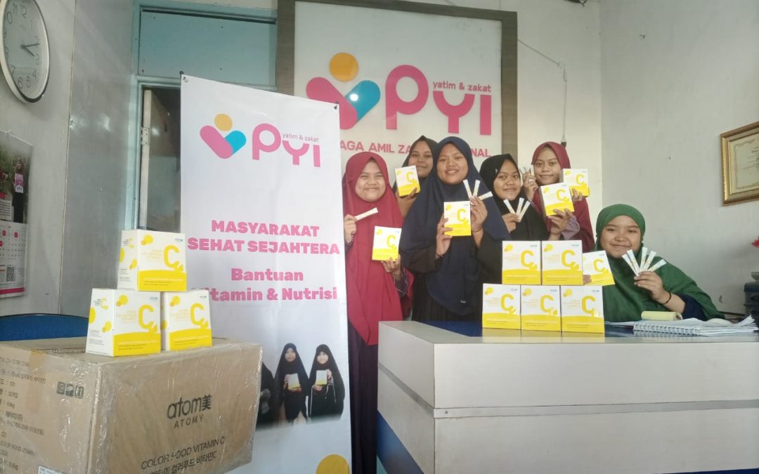 PYI Salurkan 480 Box Bantuan Vitamin dan Nutrisi Bagi Asrama Yatim