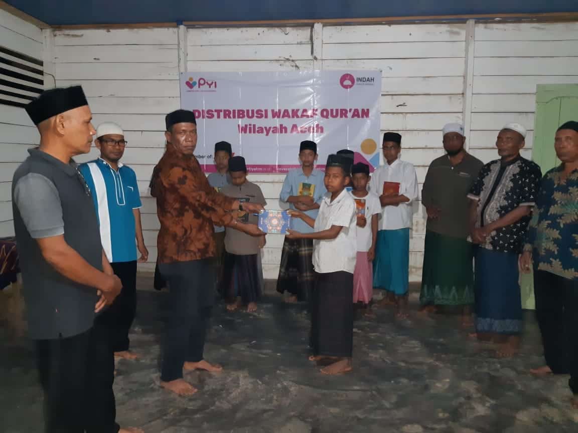 Penyalurna Alquran Wakaf Di Aceh