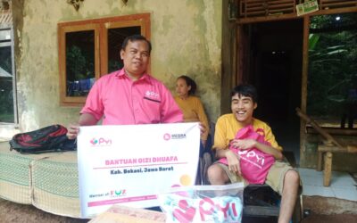 PYI Salurkan Bantuan Sembako dan Gizi untuk Difabel Kabupaten Bekasi