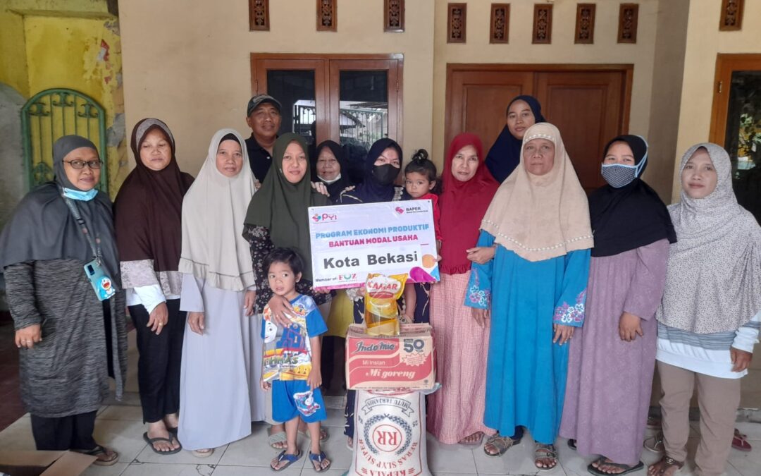 Laznas PYI Salurkan Bantuan Modal Usaha Bagi Pelaku UKM Margahayu, Bekasi