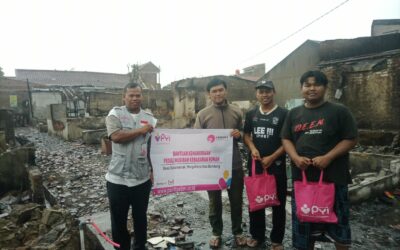 PYI Salurkan Bantuan Kemanusiaan Bagi Korban Kebakaran Di Kebon Kalapa, Bandung