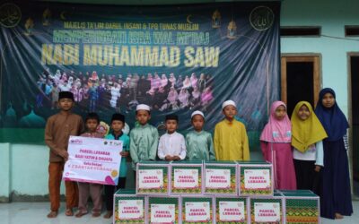 Laznas PYI Salurkan Parcel Gratis untuk Yatim dan Dhuafa di Kampung Zakat Bekasi