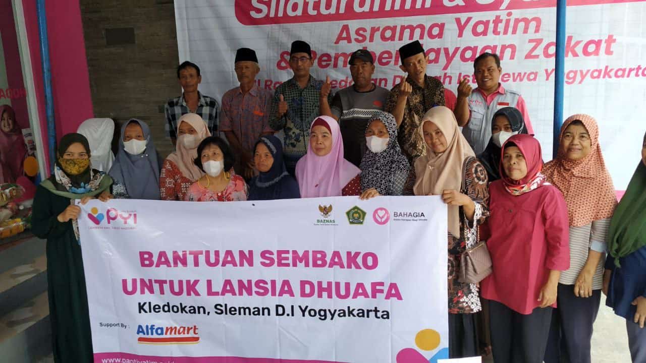 PYI Salurkan Bantuan untuk 110 Penerima Mafaat di Sleman