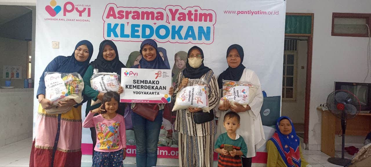 Laznas PYI Kembali Salurkan Sembako kemerdekaan di Yogyakarta