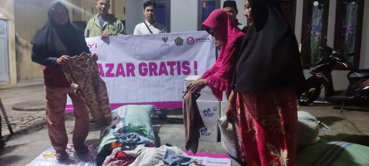 Laznas PYI Gelar Bazar Gratis di Tasikmalaya