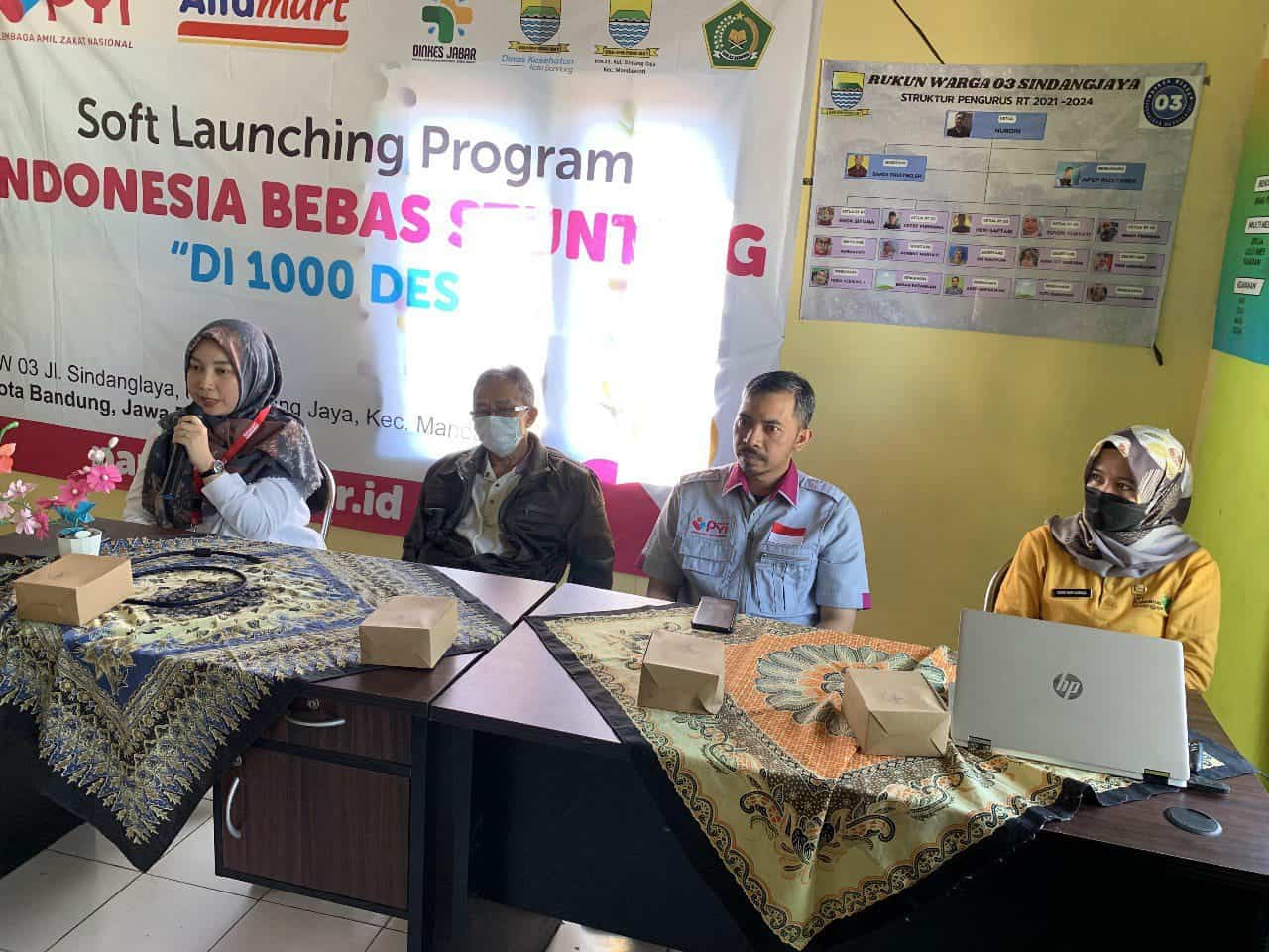 Soft Launching Program Indonesia Bebas Stunting di 1000 Desa