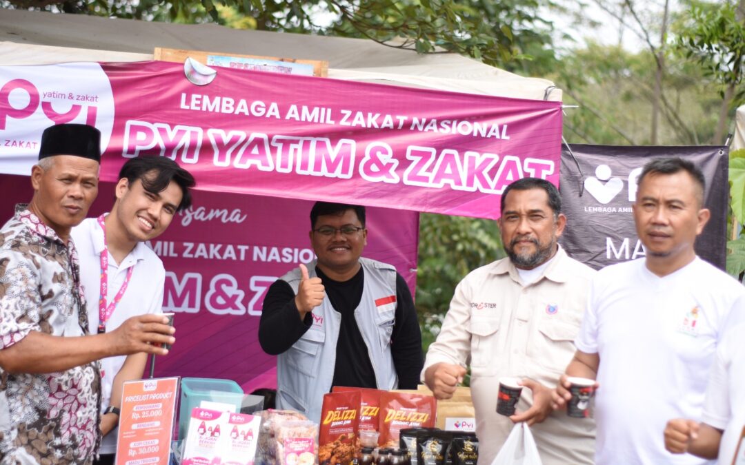 Laznas PYI Ikut Ramaikan Pasar Pasisian Leuweung di Cikanyere, Kabupaten Cianjur