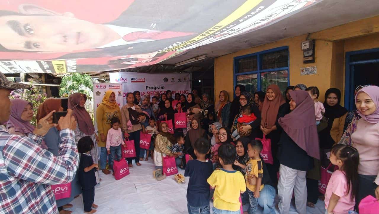 Bantuan Cegah Stunting oleh Laznas PYI di Kabupaten Bandung