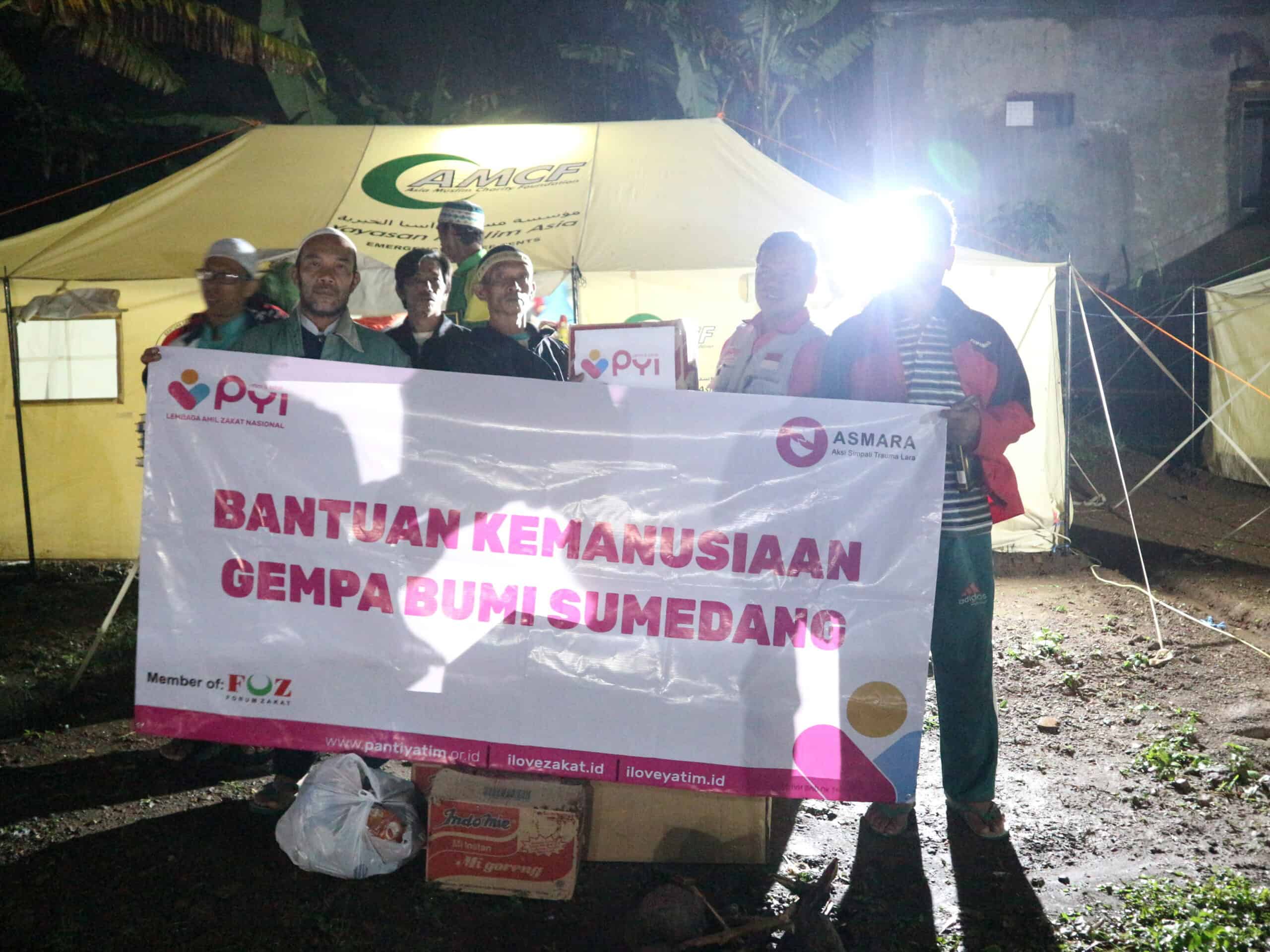 Laznas PYI Salurkan bantuan kemanusiaan untuk Korban Gempa Sumedang