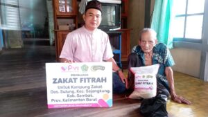 Penyaluran Zakat Fitrah di Kalimantan Barat yang dilakukan Door to door